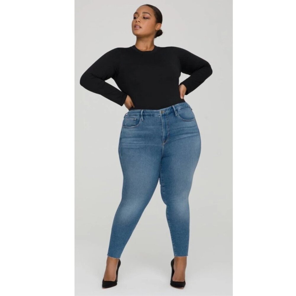 GOOD AMERICAN Good Legs Skinny Jeans - size 24/3X
